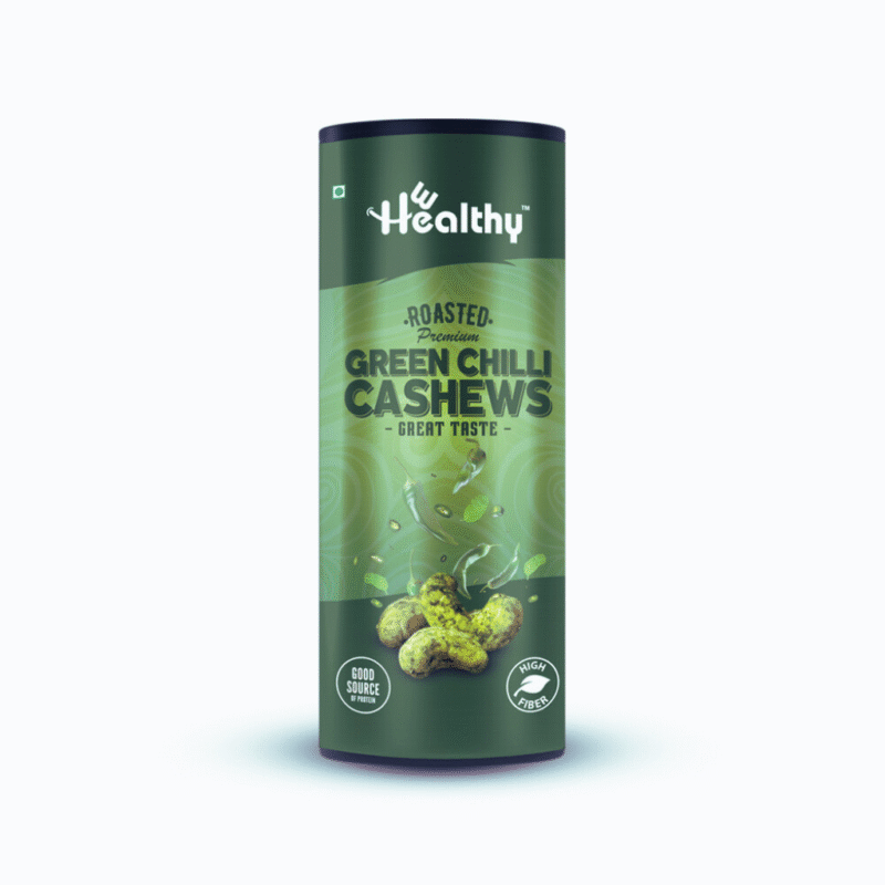Hwealthy Roasted Green Chilli Cashew -150gms