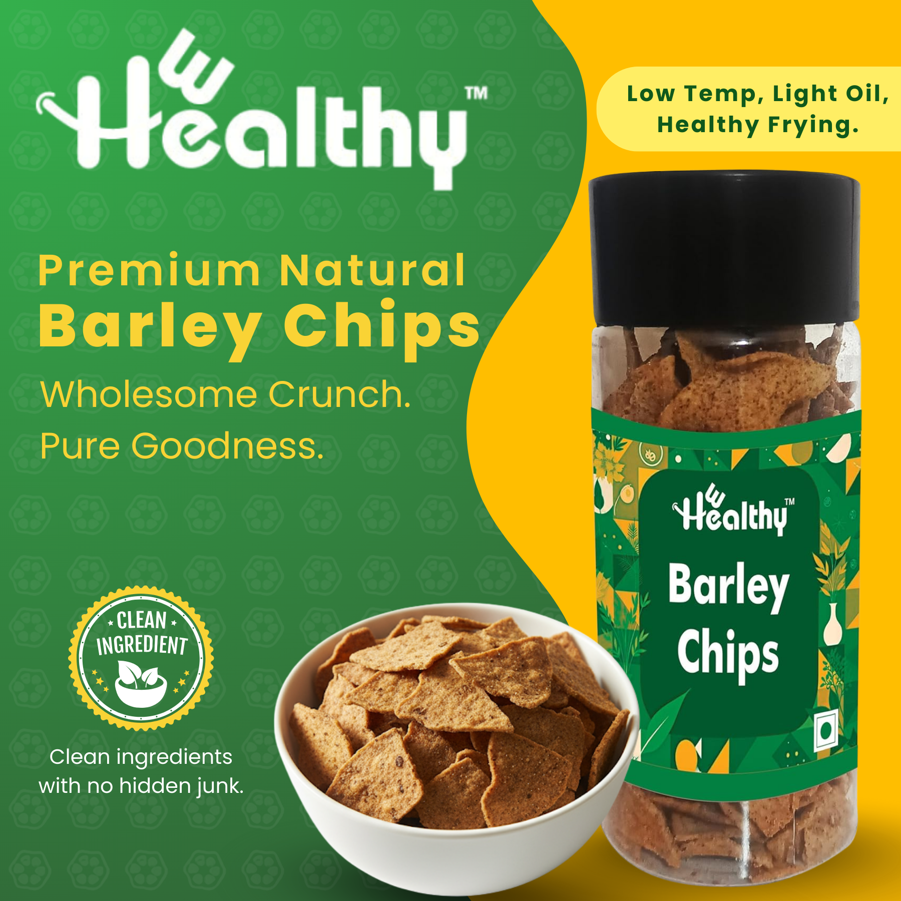 Hwealthy Barley Chips -80g