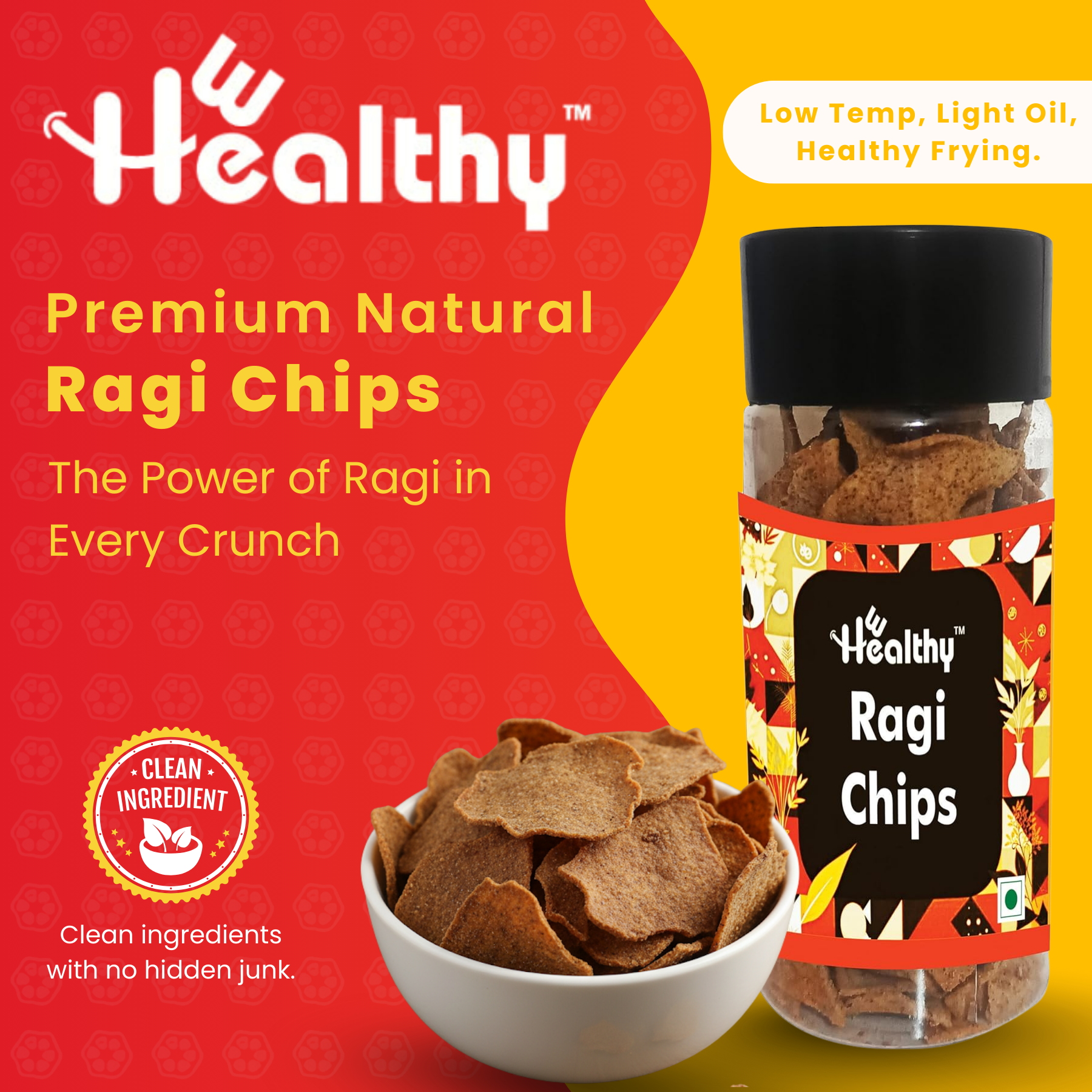 Hwealthy Ragi Chips -80g