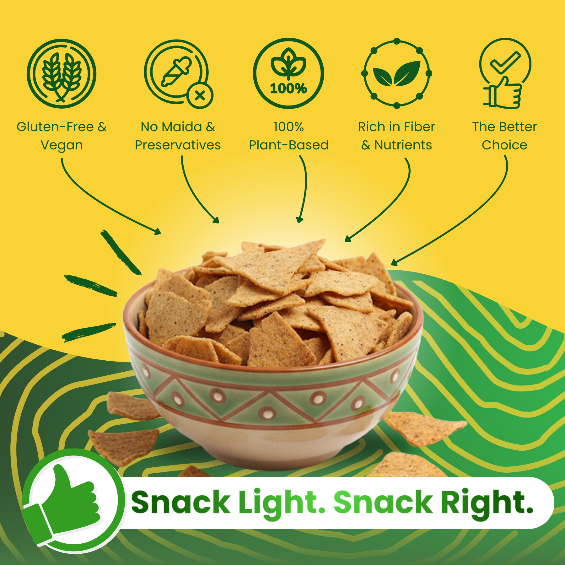 Hwealthy Flaxseed Chips - 80g - Image 3