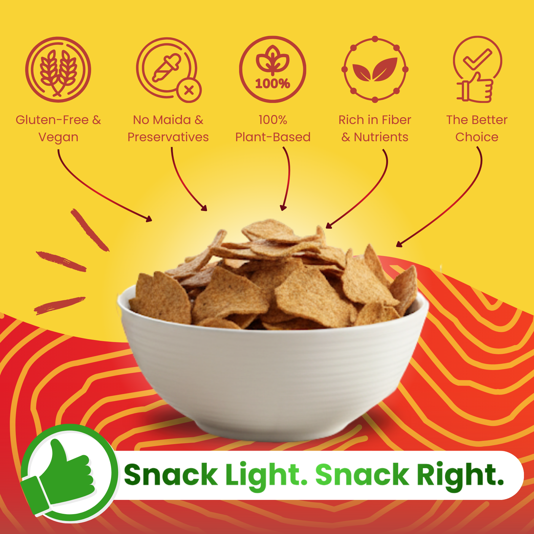 Hwealthy Ragi Chips -80g - Image 2