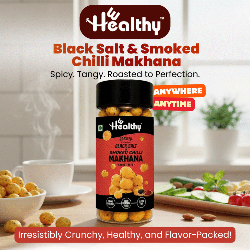 Hwealthy Black Salt & Smoked Chilli Makhana - 35g